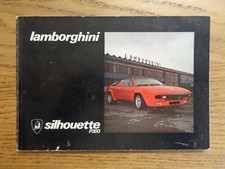 Lamborghini Silhouette P300 Owners Handbook/Manual