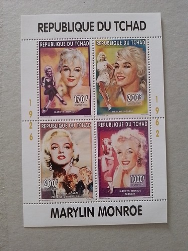 Tchad marylin monroe neuf - tchad,
