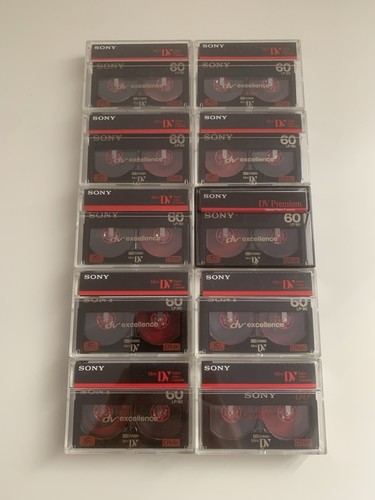 Lot cassettes minidv sony - 10,
