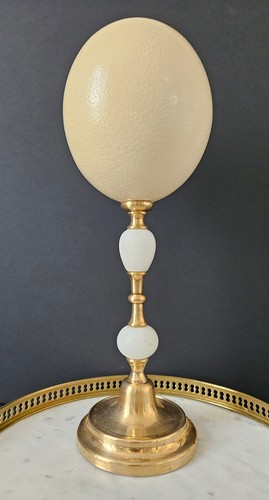 Oeuf autruche socle - oeuf,