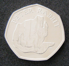 50p COIN 2020 PETER RABBIT BEATRIX POTTER ROYAL MINT BUNC