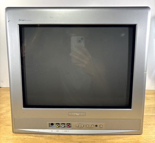 Vtg magnavox flat crt - magnavox,