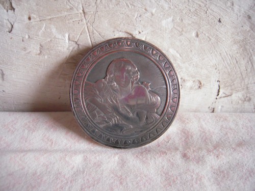 Medaillon ancien bronze - medaillon,