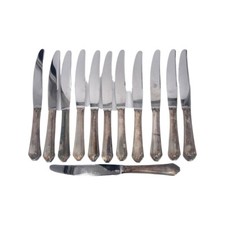 Lot de 12 couverts Art Déco Wiskemann en métal argenté