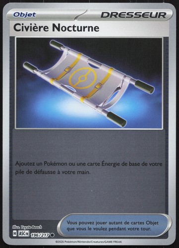 Carte pokémon civière - carte,