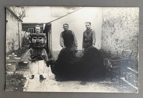 Carte photo hommes - photo, deguisement