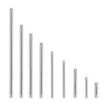 100pcs Surgical Steel Straight  Barbells for Tongue Ear Industrial Bar Piercing