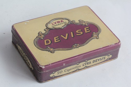Boîte cigarettes tôle - cigarettes,
