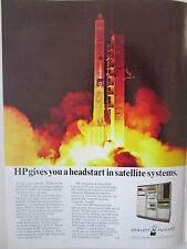 7/73 PUB HEWLETT PACKARD NASA CANADA TELESAT SATELLITE COMPUTER MINI COMPUTER AD