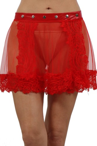 Mini jupe sexy tulle dentelle - jupe,