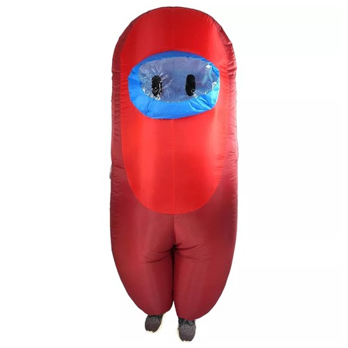 Costume gonflable adulte rouge - gonflable,