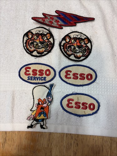 Vintage patch lot esso - lot.,