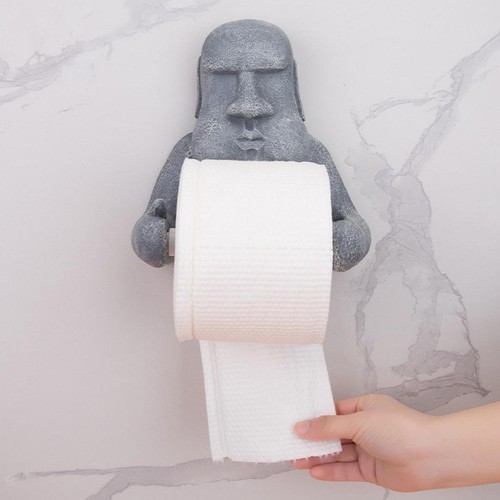 Statue moai porte papier - moai,, porte-papier