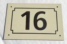 plaque pvc numero de rue ou de