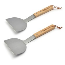 Set de 2 spatules à plancha ustensiles plancha pour barbecue plancha 31x1x14 ...