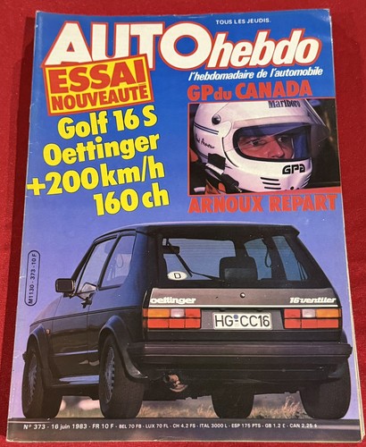 Auto hebdo autohebdo 373 - hebdo,