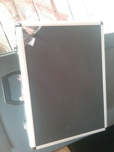 Aluminum steel case with - with, foam