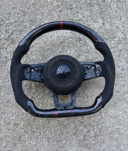 Volant carbone brut alcantara - volant,