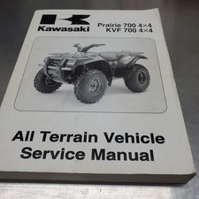 2004 - 2006 Kawasaki Prairie 700 4x4 KVF 700 ATV OEM Service Repair Shop Manual