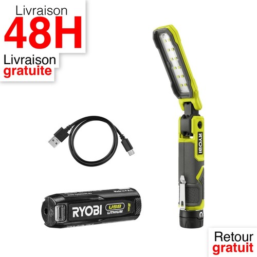 Ryobi lampe magnétique usb - ryobi,