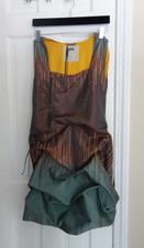 SKUNKFUNK SKFK Lillian Ruched Zippered Sleeveless Dress – Sz 1