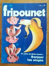 1982 Fripounet N°5 COMPLETE WITH MONKEY POSTER