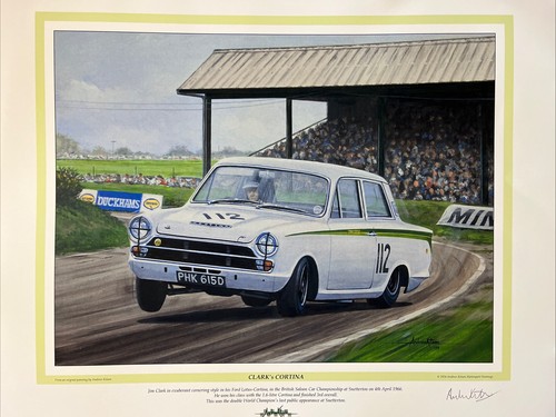 Jim clark lotus - clark,, cortina