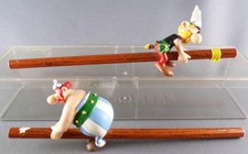 Asterix - Mini Figures PVC Plastoy Pencils Oberthur - 2 Graphite Pencils Asté