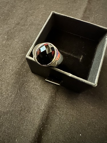 Bague argent massif - en,