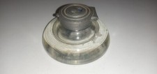 VINTAGE ROUNDED GLASS OFFICE INKWELL