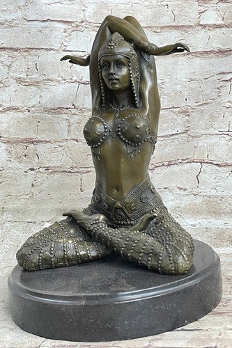 Signée chiparus œuvre yoga - chiparus,