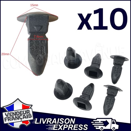 Clips fixation garniture - 10,