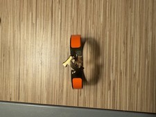 HERMES Clic H Bracelet Orange  w/ Gold Hardware VINTAGE - Fast Shipping