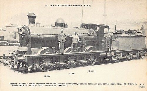 Belgique les locomotives - belgique,