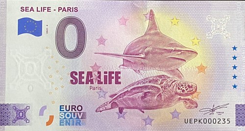 Billet euro sea life - 0,