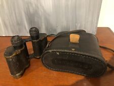 PAIR OF MILITARY ROSS STEREO PRISM BINOCULAR LONDON BINOCULAR BINOCULARS & CASE made USSR