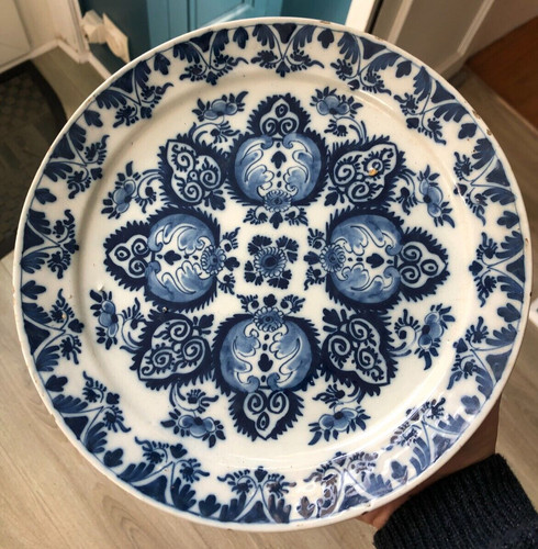 Belle assiette faïence delft - faïence,