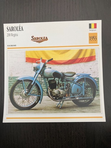 Carte fiche moto collection - carte,