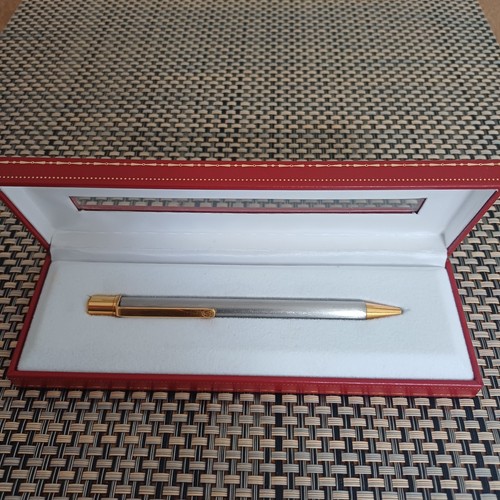 Stylo cartier billes argent - stylo,