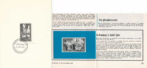 France 1963 1394 moissac - 1963, n°
