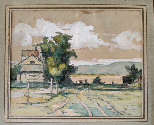 Tableau gouache aquarelle - tableau,