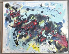 Huile sur toile, signée René