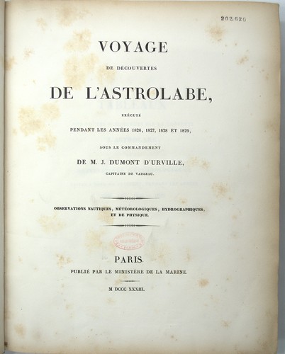 Dumont urville voyage de - dumont, d'urville,