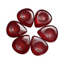50Pcs Alice 2mm Standard Water Drop Jazz Picks Red 30x25mm Guitar Picks