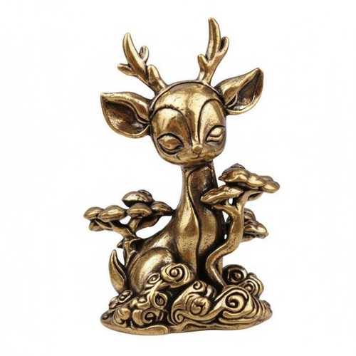 Petit cerf laiton robuste - cerf,