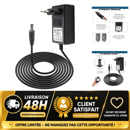 Adaptateur secteur 12v - 12v, 36w
