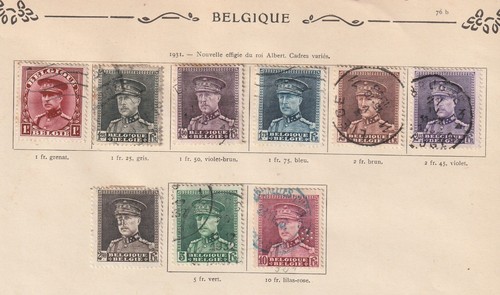 Timbres belgique 1931 - timbres,