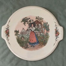 Ancien Plat à Tarte Oreilles