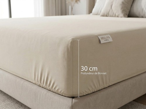 Drap housse 160x200 100 - 160x200, 100%