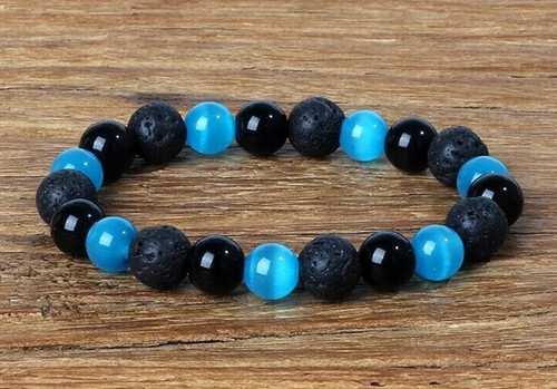 Bracelet perles pierre de - bracelet,